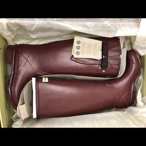 Hunter Norris Field Adjustable Wide Calf Sz 6